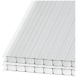 Tolletour - Plaque polycarbonate creux 10,25 m² 14 unités Plaques à double paroi 4mm d'épaisseur