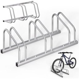 Râtelier pour 2-6 vélos râtelier support de rangement pneu 60mm au choix 3 bikes (en)