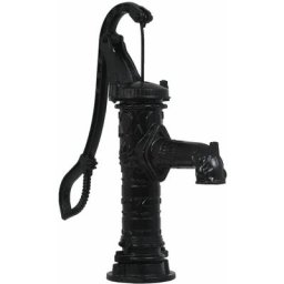 Pompe à eau manuelle de jardin Fonte Vidaxl Noir