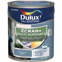 Ecran+ multi-supports exterieure - Peinture en Phase Aqueuse Éxtérieur - Satin Ciel d'Orage 2 l
