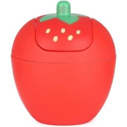 Poubelle de bureau fraise bureau mini poubelle mini balançoire poubelle pour bureau voiture