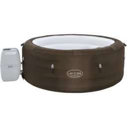 Bestway - Spa gonflable rond LAY-Z-Spa 196 x 61 cm avec fonction massage 4-6 personnes 140 Jets de