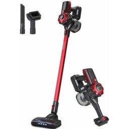 Aspirateur balai sans fil 120W batterie différentes buses accessoires led brosse-Gris