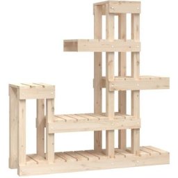 Support à plantes 92x25x97 cm Bois massif de pin Vidaxl Marron