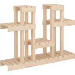 Support à plantes 104,5x25x77,5 cm Bois massif de pin Vidaxl Marron