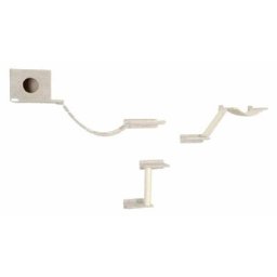 Mur d'escalade pour chats Mount Everest Bois Beige Kerbl - N/A