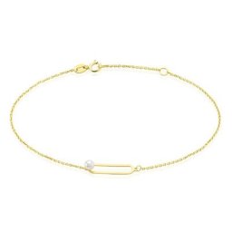 Bracelet Or Jaune Lucasta Perle De Culture