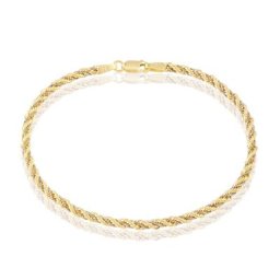 Bracelet Jerry Maille Corde Et Venitienne Or Bicolore