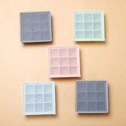 Plateau à glaçons en Silicone avec couvercle moules à glaçons de qualité plateau d'alimentation