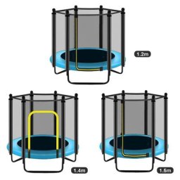 Filet de clôture rond pour enfants mini tramimmersion coussin de rebondisseur exercice en plein