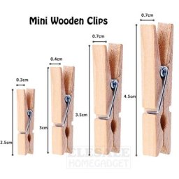 50 pièces DIY Mini Clips en bois faits à la main artisanat décoratif Clips Photo épingles à linge