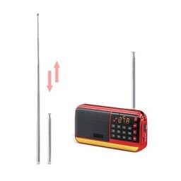 Connecteur d'antenne télescopique à 5 sections longueur de 80mm pour câble de Radio TV