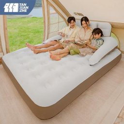 XIANZHE-Lit gonflable automatique avec poignées dossier amovible lit double matelas de tente de
