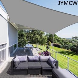 JYMCW-Voile d'ombrage extérieure auvent imperméable UV-Verde en polyester 300D modification de