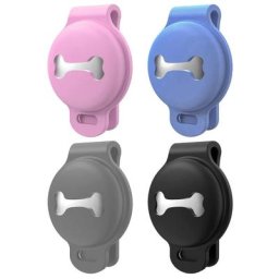 Étuis de protection en silicone pour GPS support de collier de chien Air-Tag housse de suivi de