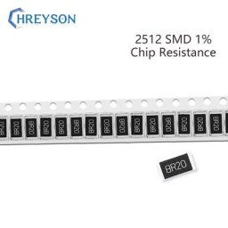 Kit de résistance SMD 100 2512 pièces tolérance 1% 0R-392R 4.7R 5.1R 5.6R 6.2R 6.8R 7.5R 10 Ohm