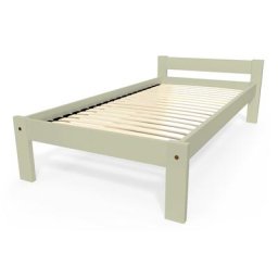 Lit 90x190 enfant en bois hêtre Simply 90x190 Moka