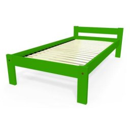 Lit 90x190 enfant en bois hêtre Simply 90x190 Vert