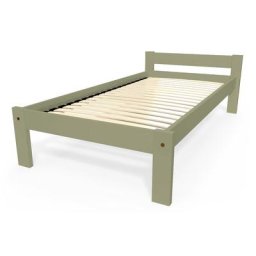 Lit 90x190 enfant en bois hêtre Simply 90x190 Taupe