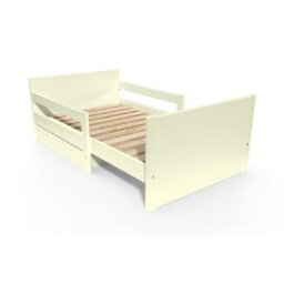 Lit évolutif enfant avec tiroir bois 90 x (140/170/200) Ivoire