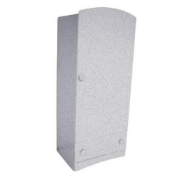 Armoire enfant 1 porte + 1 tiroir Isla Gris Aluminium