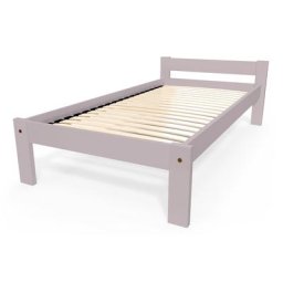 Lit 90x190 enfant en bois hêtre Simply 90x190 Violet Pastel
