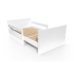 Lit évolutif enfant avec tiroir bois 90 x (140/170/200) Blanc