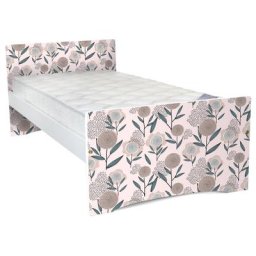 Lit 90x190 enfant avec tête et pied personnalisable