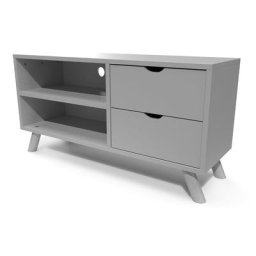 Meuble TV Scandinave bois Viking Gris