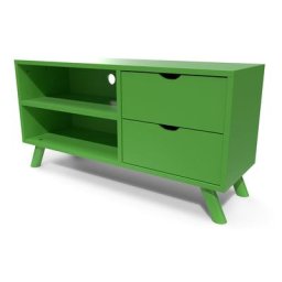 Meuble TV Scandinave bois Viking Vert