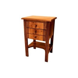 Console Hall d'entrée bois + tiroirs Merisier