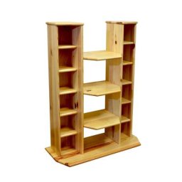 Meuble HIFI/vidéo bois Vernis Naturel