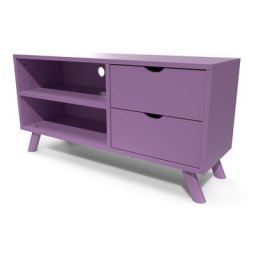 Meuble TV Scandinave bois Viking Lilas