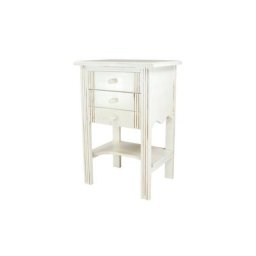 Console Hall d'entrée bois + tiroirs Blanc Antique