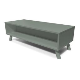 Table basse scandinave bois rectangulaire Viking Gris