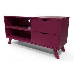 Meuble TV Scandinave bois Viking Prune