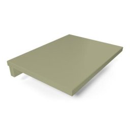Tablette de chevet suspendue bois Taupe