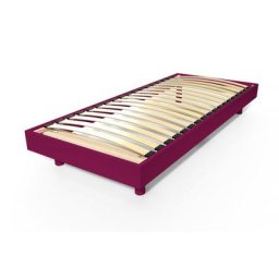 Sommier à lattes 1 place bois Kit France 90x200 Prune
