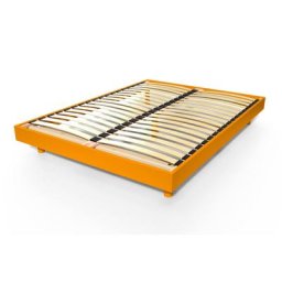 Sommier à lattes 2 places bois Kit France 140x190 Orange