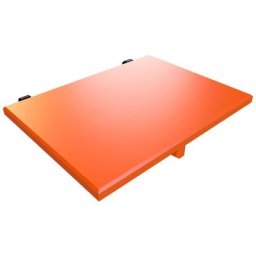 Tablette chevet étagère à suspendre bois Orange