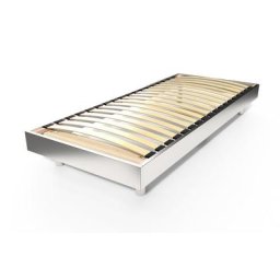 Sommier à lattes 1 place bois Kit France 90x200 Gris Aluminium
