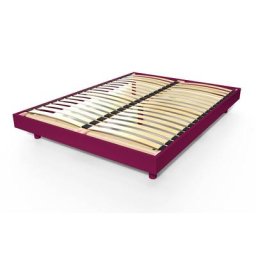 Sommier à lattes 2 places bois Kit France 160x200 Prune