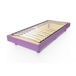 Sommier à lattes 1 place bois Kit France 90x200 Lilas