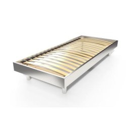 Sommier à lattes 1 place bois Kit Noé 80x200 Gris Aluminium