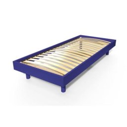 Sommier à lattes 1 place bois Kit Noé 80x200 Bleu foncé