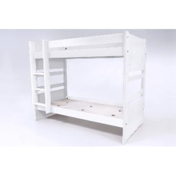 Lit superposé 2 places 90x190 séparable bois Duo 90x190 Blanc