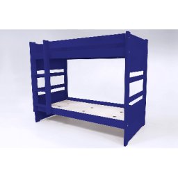 Lit superposé 2 places 90x190 séparable bois Duo 90x190 Bleu foncé