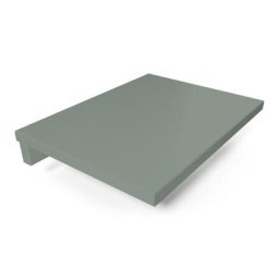 Tablette de chevet suspendue bois Gris