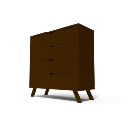 Commode Scandinave en bois massif Viking Wengé