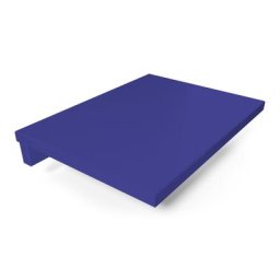 Tablette de chevet suspendue bois Bleu foncé